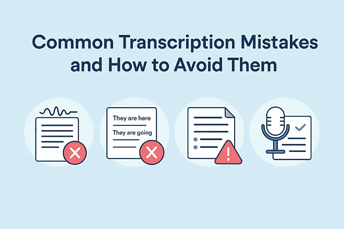 Top 7 Common Voice to Text Transcription Mistakes & Avoid Them